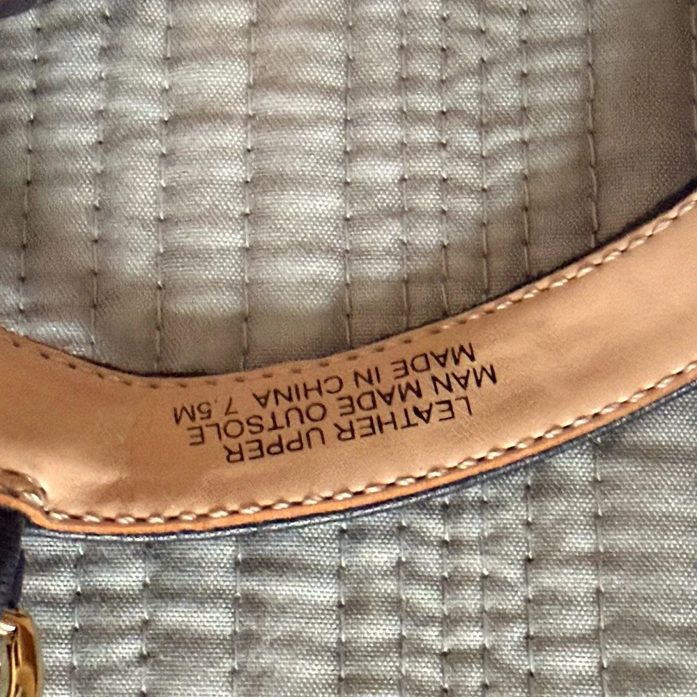 Talbots woven leather